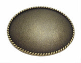 Wholesale Custom Oval Blank Belt Buckle 1650